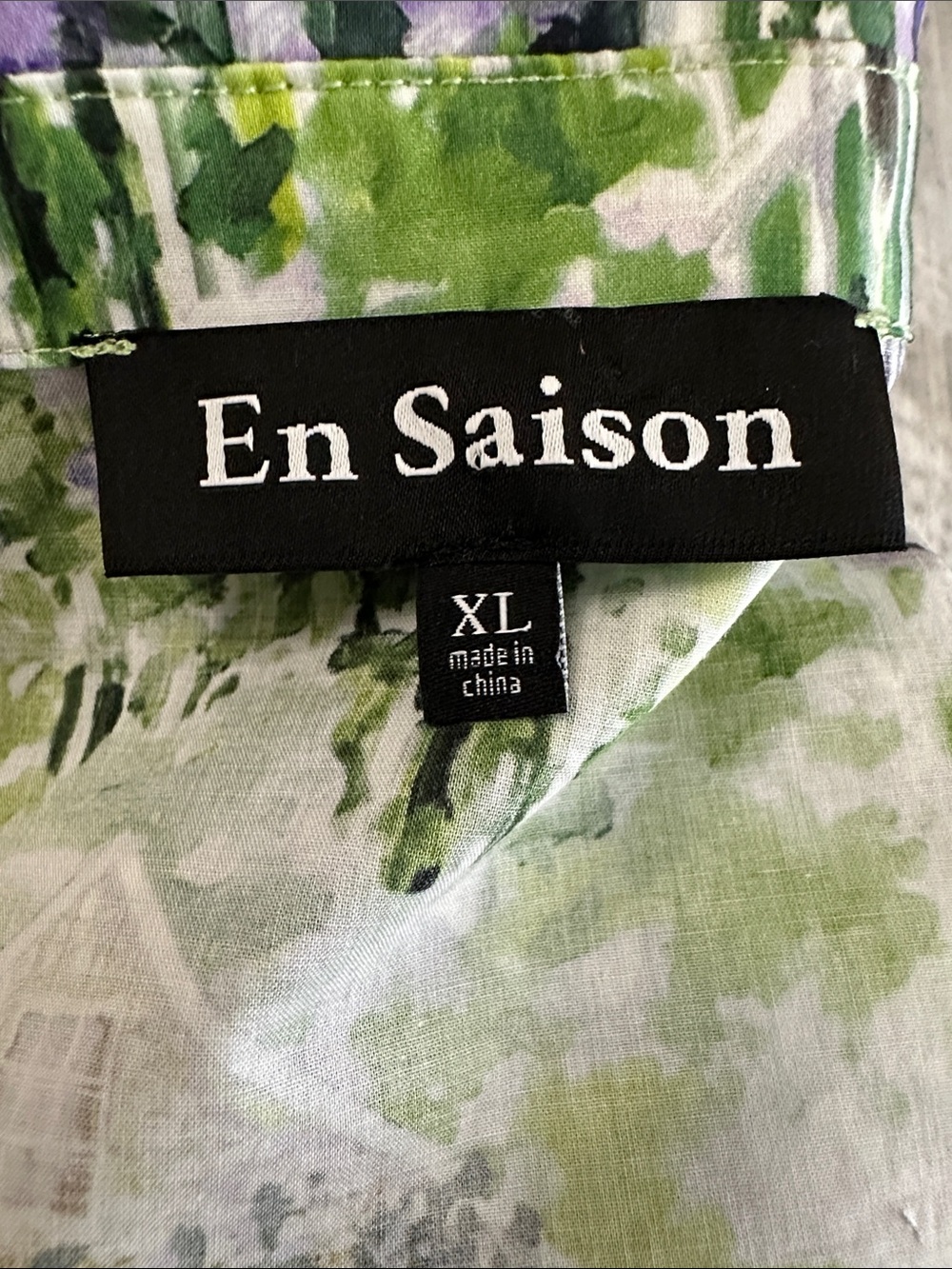 En Saison Green Floral Mini Dress Set - Picture 10 of 11